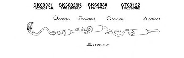 VENEPORTE 600026 Exhaust System